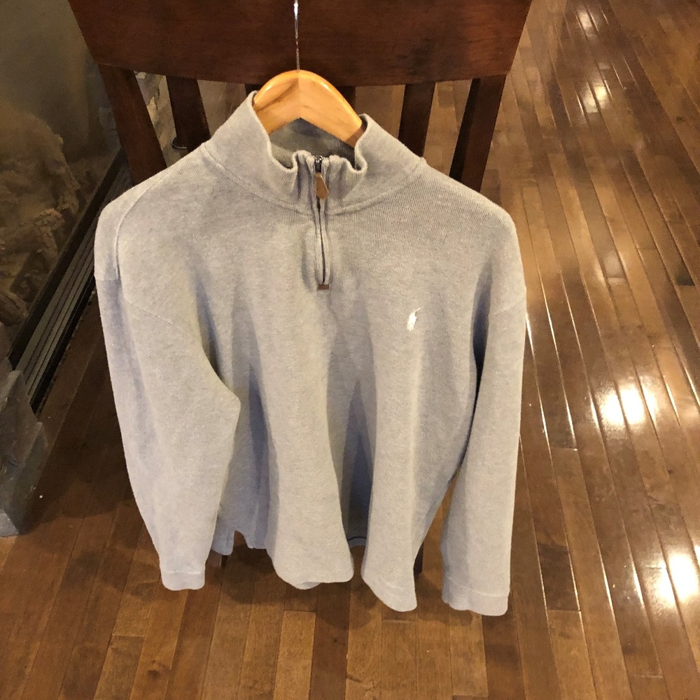 Polo by Ralh Lauren 1/4 zip cotton sweater